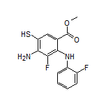 Methyl 4-Amino-3-fluoro-2-[(2-fluorophenyl)amino]-5-mercaptobenzoate