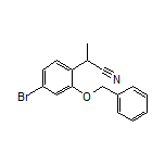 2-[2-(Benzyloxy)-4-bromophenyl]propanenitrile