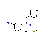 Methyl 2-[2-(Benzyloxy)-4-bromophenyl]propanoate