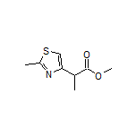 Methyl 2-(2-Methylthiazol-4-yl)propanoate