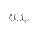 Methyl 2-(4-Methylthiazol-5-yl)propanoate