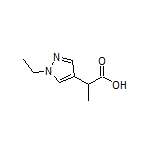 2-(1-Ethyl-4-pyrazolyl)propanoic Acid