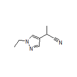 2-(1-Ethyl-4-pyrazolyl)propanenitrile