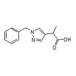 2-(1-Benzyl-4-pyrazolyl)propanoic Acid