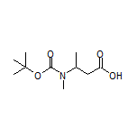 3-[Boc-(methyl)amino]butanoic Acid