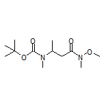 3-[Boc-(methyl)amino]-N-methoxy-N-methylbutanamide