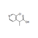 2-(3-Chloropyridin-4-yl)propanoic Acid