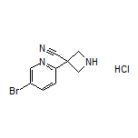 3-(5-溴-2-吡啶基)氮杂环丁烷-3-甲腈盐酸盐
