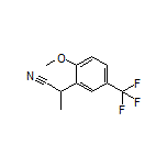 2-[2-Methoxy-5-(trifluoromethyl)phenyl]propanenitrile