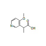 2-(4-Methoxypyridin-3-yl)propanoic Acid