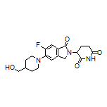 3-[6-Fluoro-5-[4-(hydroxymethyl)-1-piperidyl]-1-oxo-2-isoindolinyl]piperidine-2,6-dione