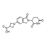 1-[2-(2,6-Dioxo-3-piperidyl)-1-oxo-5-isoindolinyl]azetidine-3-carboxylic Acid