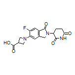 1-[2-(2,6-Dioxo-3-piperidyl)-6-fluoro-1-oxo-5-isoindolinyl]azetidine-3-carboxylic Acid