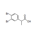 2-(3,4-Dibromophenyl)propanoic Acid