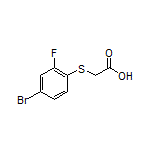 2-[(4-Bromo-2-fluorophenyl)thio]acetic Acid