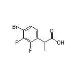 2-(4-Bromo-2,3-difluorophenyl)propanoic Acid