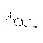 2-[2-(Trifluoromethyl)pyrimidin-5-yl]propanoic Acid