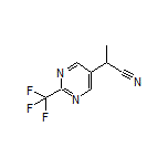 2-[2-(Trifluoromethyl)pyrimidin-5-yl]propanenitrile