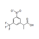 2-[3-Nitro-5-(trifluoromethyl)phenyl]propanoic Acid