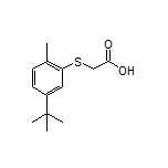 2-[[5-(tert-Butyl)-2-methylphenyl]thio]acetic Acid