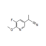 2-(5-Fluoro-6-methoxypyridin-3-yl)propanenitrile