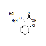 (S)-2-(Aminooxy)-2-(2-chlorophenyl)acetic Acid Hydrochloride