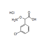 2-(Aminooxy)-2-(3-chlorophenyl)acetic Acid Hydrochloride