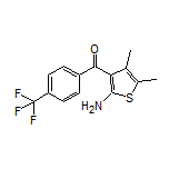 (2-Amino-4,5-dimethylthiophen-3-yl)[4-(trifluoromethyl)phenyl]methanone