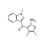 (2-Amino-4,5-dimethyl-3-thienyl)(1-methyl-3-indolyl)methanone