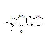 (2-Amino-4,5-dimethylthiophen-3-yl)(quinolin-6-yl)methanone