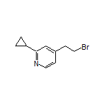 4-(2-Bromoethyl)-2-cyclopropylpyridine