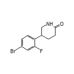 5-(4-Bromo-2-fluorophenyl)-2-piperidone