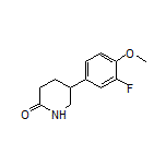 5-(3-Fluoro-4-methoxyphenyl)-2-piperidone