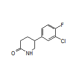 5-(3-Chloro-4-fluorophenyl)-2-piperidone