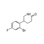 5-(2-Bromo-4-fluorophenyl)-2-piperidone