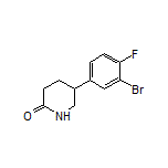 5-(3-Bromo-4-fluorophenyl)-2-piperidone