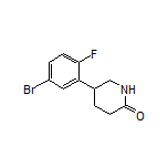 5-(5-Bromo-2-fluorophenyl)-2-piperidone