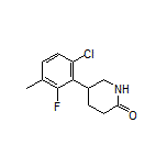 5-(6-Chloro-2-fluoro-3-methylphenyl)-2-piperidone