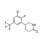 5-[3-Chloro-2-fluoro-5-(trifluoromethyl)phenyl]-2-piperidone