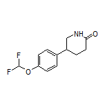 5-[4-(Difluoromethoxy)phenyl]-2-piperidone