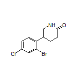 5-(2-Bromo-4-chlorophenyl)-2-piperidone