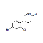 5-(4-Bromo-2-chlorophenyl)-2-piperidone