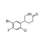 5-(5-Bromo-2-chloro-4-fluorophenyl)-2-piperidone