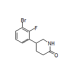 5-(3-Bromo-2-fluorophenyl)-2-piperidone