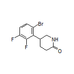 5-(6-Bromo-2,3-difluorophenyl)-2-piperidone