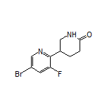 5-(5-Bromo-3-fluoro-2-pyridyl)-2-piperidone