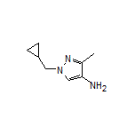 1-(Cyclopropylmethyl)-3-methyl-1H-pyrazol-4-amine