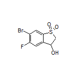 6-Bromo-5-fluoro-3-hydroxy-2,3-dihydrobenzo[b]thiophene 1,1-Dioxide