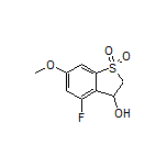 4-Fluoro-3-hydroxy-6-methoxy-2,3-dihydrobenzo[b]thiophene 1,1-Dioxide