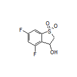 4,6-Difluoro-3-hydroxy-2,3-dihydrobenzo[b]thiophene 1,1-Dioxide